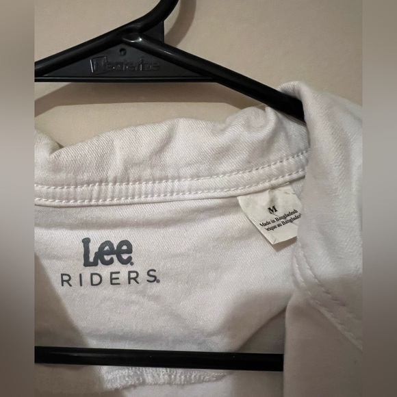 Lee Riders White Button Up Jacket - Picture 2 of 4